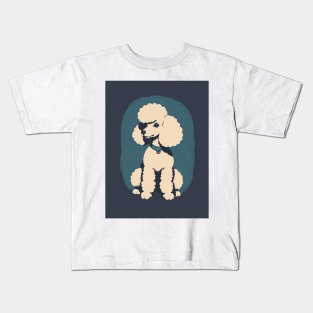 Poodle Dog 2 - Japanese Old Vintage Kids T-Shirt